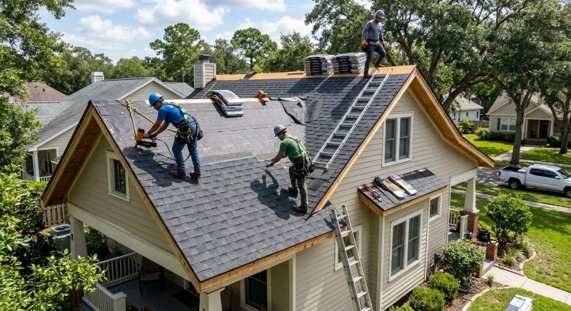 Asphalt Shingle Roof Installation in Framingham, MA