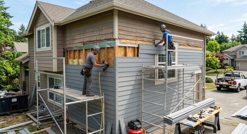 Cement Siding Installation in Boston, MA