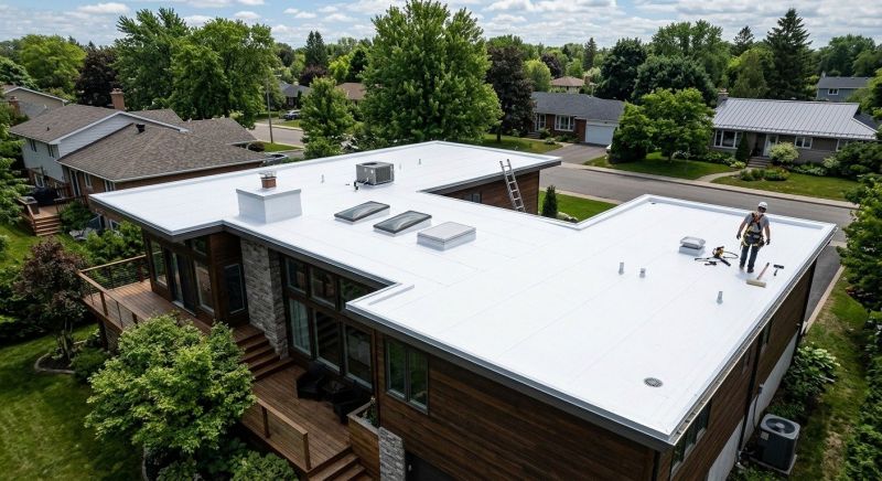 Flat Roof Construction in Naperville, IL
