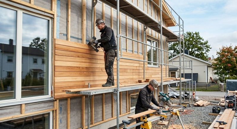 Log Siding Installation in Boston, MA