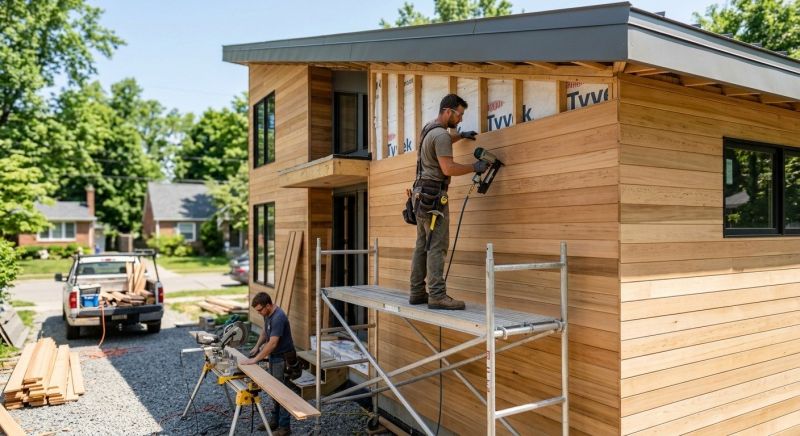 Wood Plank Siding Installation in Norwalk, CT